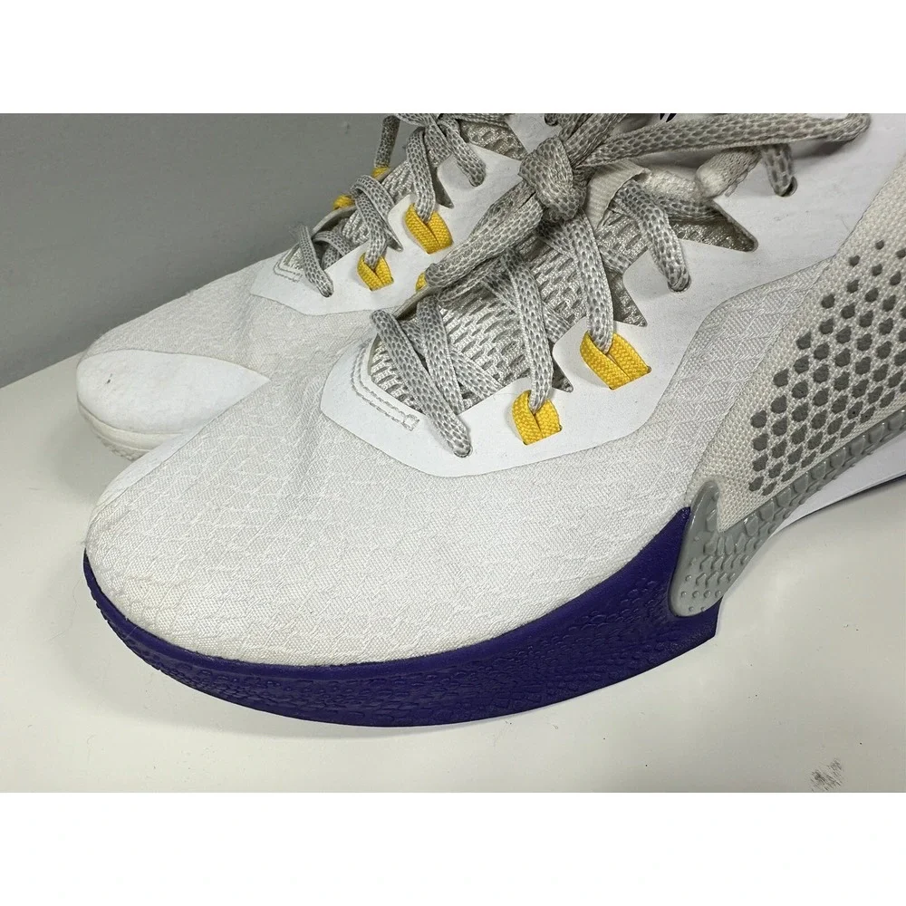 2020 Nike Kobe Bryant Mamba Fury Lakers White Purple‎ Home Sz 8 (CK2087-101)